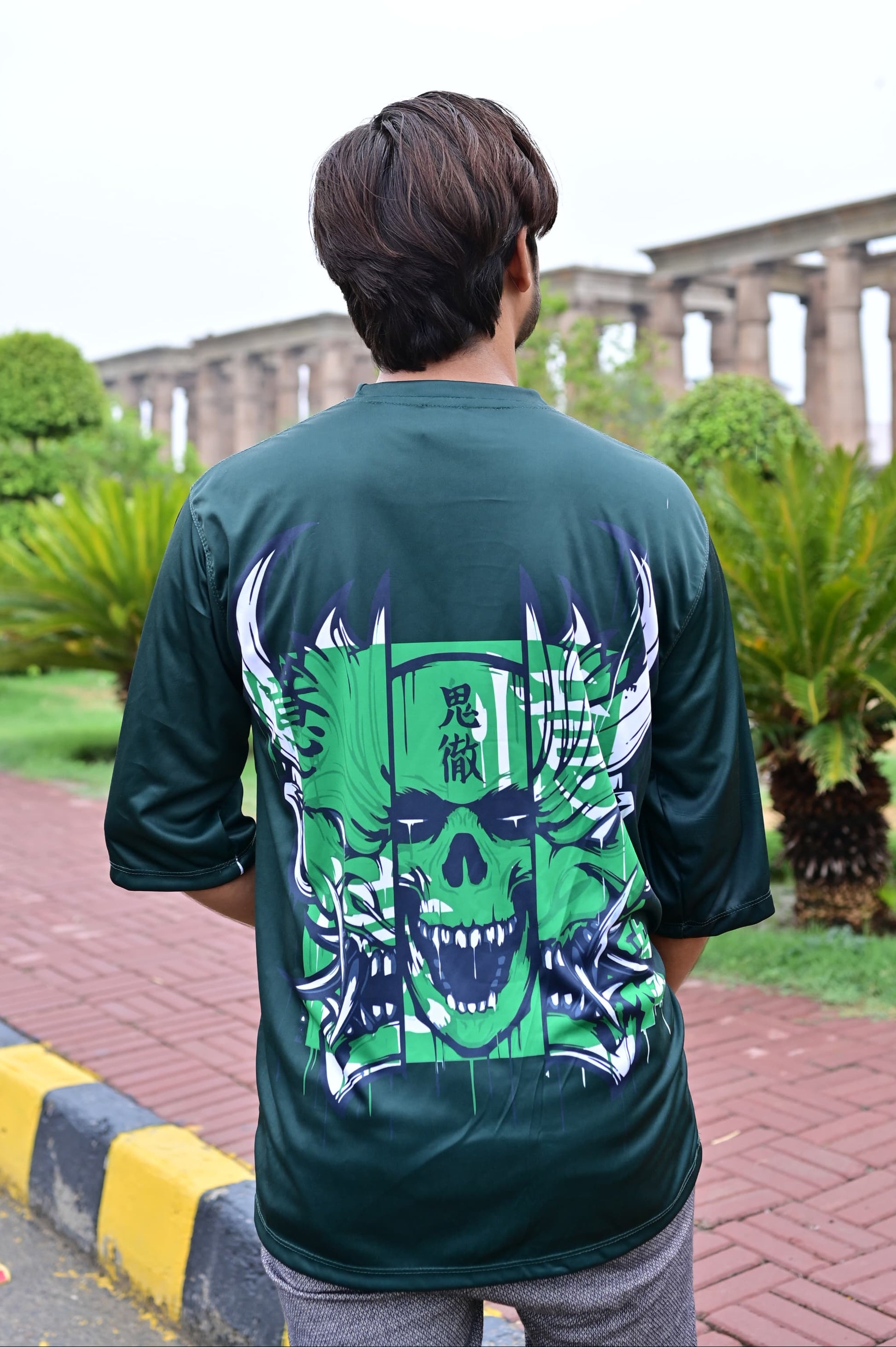 Zinc Skull Graphic Tee for Men